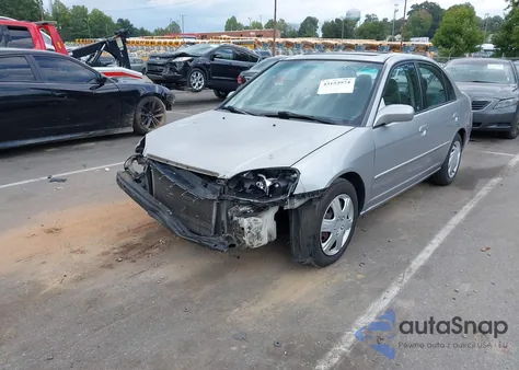 2003 Honda Civic Ex from USA, damaged, VIN 2HGES26763H523444